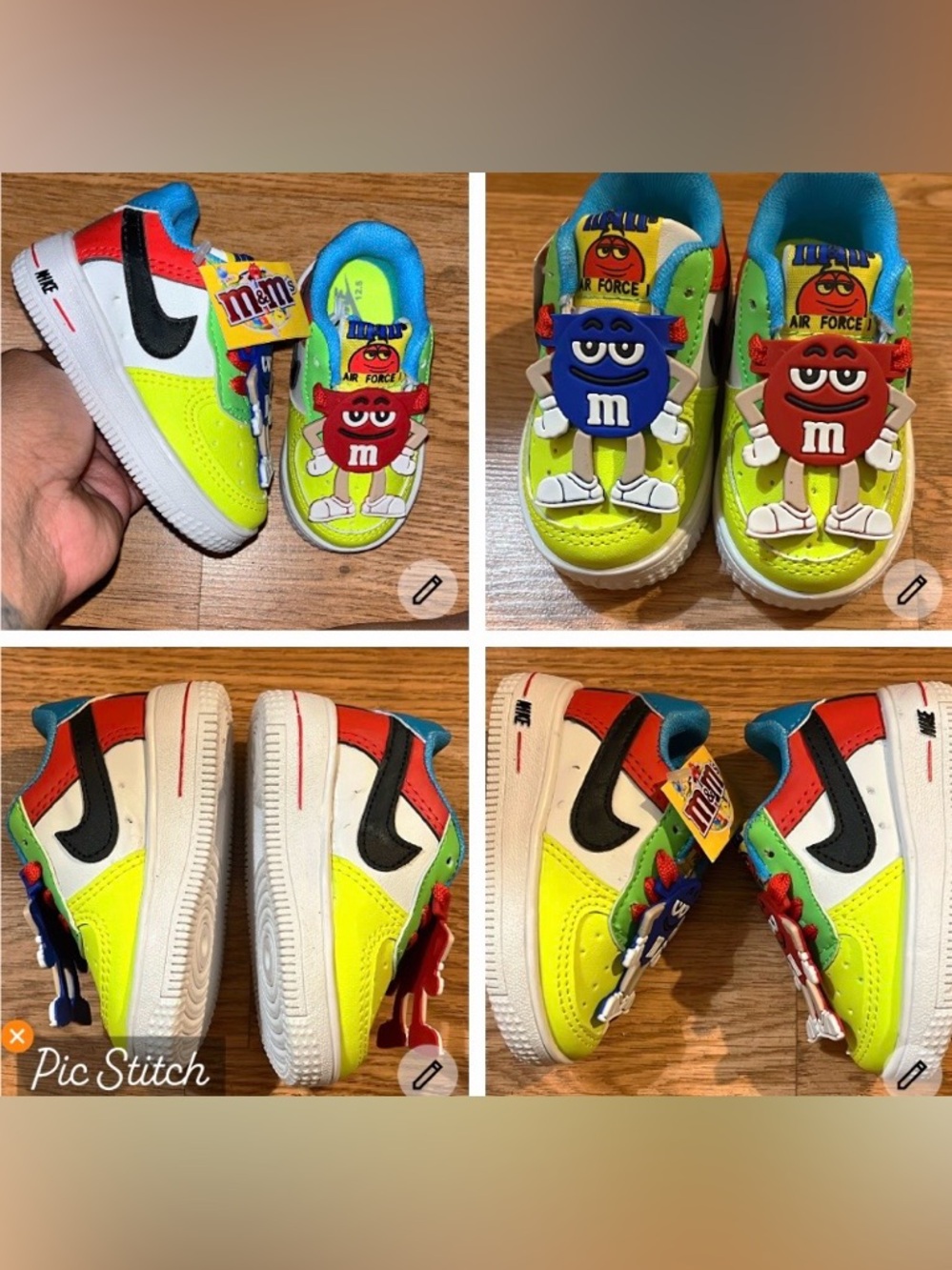 M&M CUSTOM LOW TOP AIR FORCE 1s